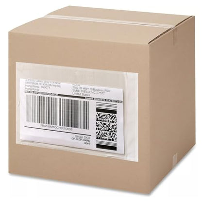 1000 Pcs 7'' x 10'' Clear Packing List Envelopes Adhesive Shipping Label Pouch, Shipping Document envelopes, Clear Face - size: 7'' x 10''