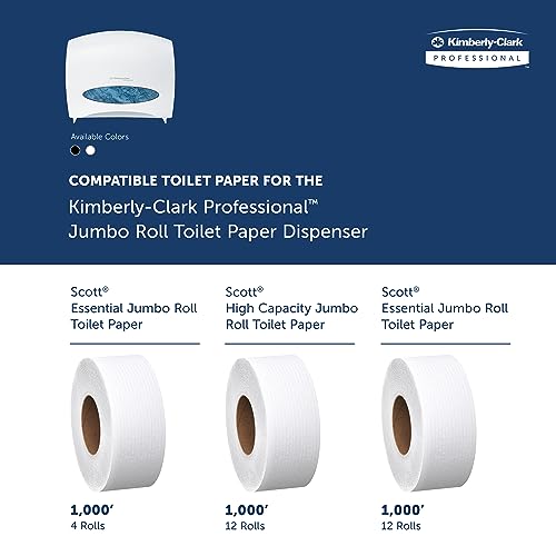 Scott Professional Jumbo Roll Toilet Paper Dispenser, White (09508)