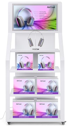 Displays2go 32” Digital Product Display Shelves