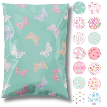 Pretty Package Store Poly Mailers 14.5x19, Butterfly, 100 Pack - color: Butterfly, size: 14.5x19