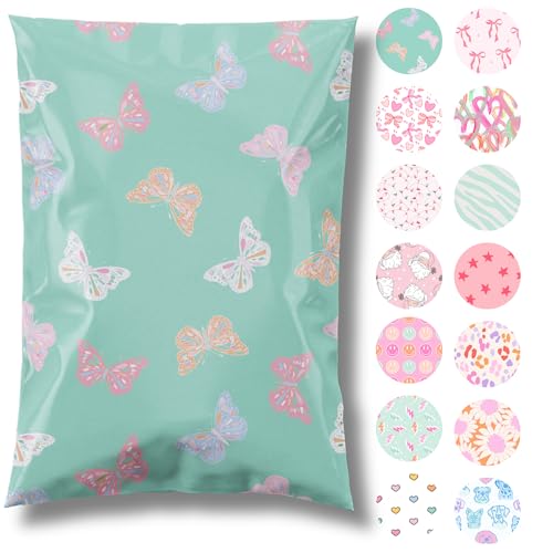 Pretty Package Store Poly Mailers 14.5x19, Butterfly, 100 Pack - color: Butterfly, size: 14.5x19