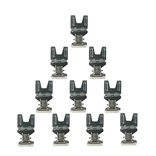 Metal POP Clip Sign Stand Holder, Advertising Display Silver, 10Pack - color: Silver, size: 10Pack