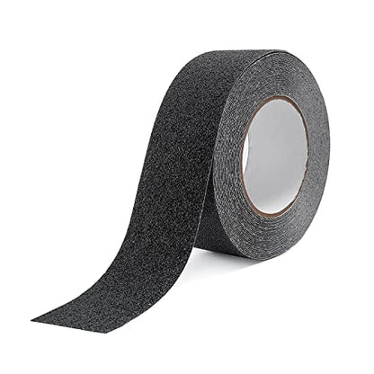 Reniteco 2" x33Ft Anti Slip Tape Black Heavy Duty Grip 1PC - color: 10-Black, size: 2in x 33Ft