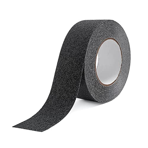 Reniteco 2" x33Ft Anti Slip Tape Black Heavy Duty Grip 1PC - color: 10-Black, size: 2in x 33Ft