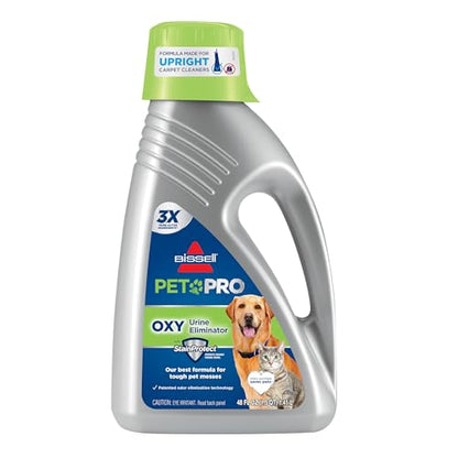 Bissell Pet Pro Oxy Urine Eliminator Upright Deep Cleaning Solution - size: 48 Fl Oz (Pack of 1), style: Pet Pro Oxy