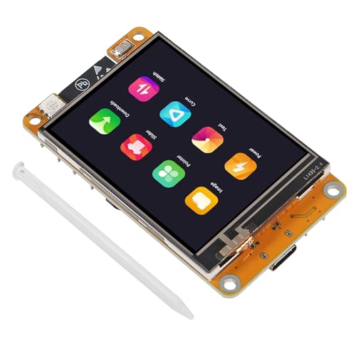 DORHEA 2Pcs ESP32 Touchscreen 2.4 Inch LCD TFT Module with Touch Screen Display Module ESP-32 2.4" 240x320 Smart Display OLED Screen for Arduino LVGL WiFi Bluetooth Dual Core Development Board