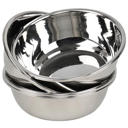 4 Pack Stailess Steel Mixing Bowls, 2 Quart Cooking Food Prep Bowls