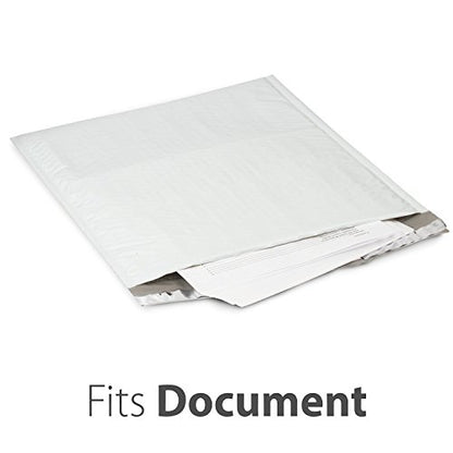 #6 Poly Bubble Mailer 12.5 x 16 (50 Pack), Lightweight Water/Dust/Shock/Tear Resistant Padded Shipping Envelopes for Book, Magazine, Documents - size: 50 Pack