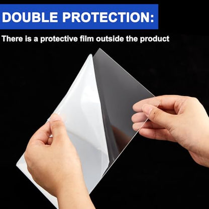 Feifeiya 12 Pcs Acrylic Shelf Talkers 5" x 3", Side Load Label Holders - size: 5" x 3"