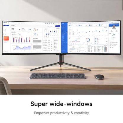 INNOCN 49" Curved DQHD 5120 x 1440P 240Hz 1800R Ultrawide Gaming Monitor - style: DQHD 240Hz