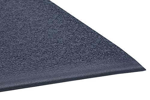 Guardian 24276001 Soft Step Anti-Fatigue Floor Mat, Vinyl, 27"x 60", Black - color: Black, size: 60"L x 27"W x 0.4"Th