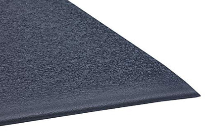 Guardian 24041201 Soft Step Anti-Fatigue Floor Mat, Vinyl, 4'x 12', Black - color: Black, size: 144"L x 48"W x 0.4"Th