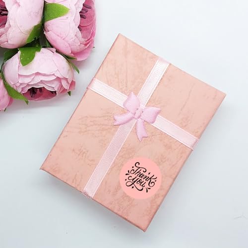 500 Labels/Roll 2" Pink Round Thermal Labels, Waterproof Circle Blank Thermal Sticker Compatible with Direct Thermal Label Printers for DIY Logo Designs, Thank You, Small Business - color: Pastel Pink, size: 2 Inch