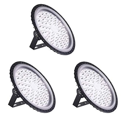 200W LED High Bay Light lamp Factory Warehouse Industrial Lighting 10000 Lumen 6000-6500K IP65 Warehouse LED Lights- Commercial Bay Lighting for Garage Factory Workshop Gym (200W 3) - size: 200W 3pcs