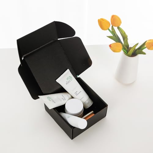 6x6x3 Black Shipping Boxes for Small Business, Packing, 25 Pack - color: Black, size: 6x6x3 inch