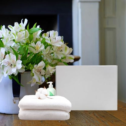 14x10x3 inch Shipping Boxes Set of 20, White Corrugated Cardboard Mailers - size: 14x10x3 -20 Pack