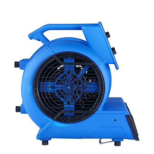 VEVOR Air Mover, 1/2 HP 2600 CFM Carpet Dryer for Cooling and Ventilating - size: 2600 CFM (1/2 HP)