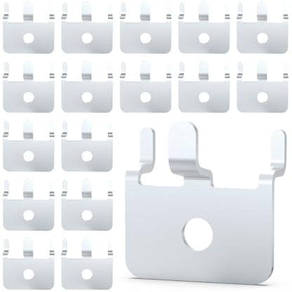 50 PC Prong Metal Pegboard Hooks Silver - color: Silver