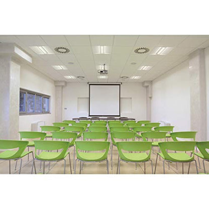 Lithonia Lighting 2x2 LED Troffer Light, BLT Series Low Profile LED Drop in Ceiling Light for Dropped Ceiling with Curved Ribbed Diffuser, 3300 Lumens, 4000K Cool White - color: 4000K, size: 2 ft x 2 ft, style: Standard