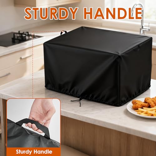 Cover Compatible with ROVSUN Commercial Deep Fryers 11.4QT &22.8QT - size: For ROVSUN: 22"D x 17"W x 12"H