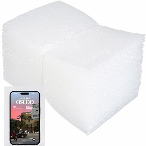 50PCS 6x10" Clear Bubble Pouches Wrap,Double Wall Cushioned Wrap,Shockproof - size: 6X10''-50PCS