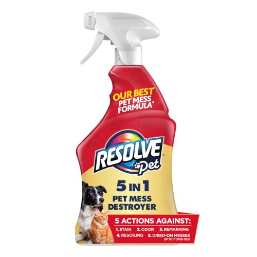 Resolve® 5-in-1 Pet Carpet Cleaner Spray for Stains & Odors, 22oz - size: 22 Fl Oz (Pack of 1)