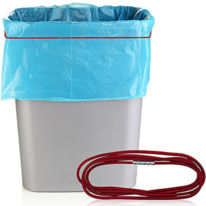 Riakrum 6 Pcs Trash Can Bands Rubber for 60-98 Gallon, With Hooks,Round - style: Round