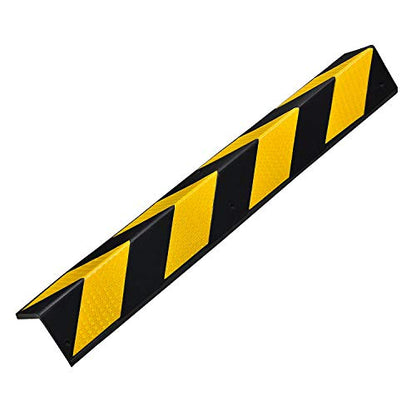 Electriduct L-Shaped Rubber Corner Guard 30" Parking Garage Column, 10 Pack - color: L-shaped