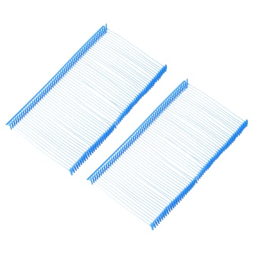 MECCANIXITY Standard Tagging Fasteners,Plastic Regular,Standard Label Gun Price Tagging Barbs for Garment Price Tag Label Tagging Barbs 50mm/2 Inch,Pack of 1500 Blue - color: Blue, size: 50mm/2 Inch
