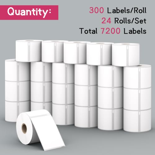 24 Rolls, 7200 Shipping Labels Replacement for DYMO 30256 (2-5/16" x 4") - size: 2-5/16" x 4" | 30256-24 Rolls