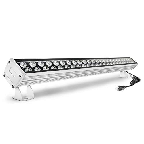 48W Wall Washer Light, 39.4in Wall Washer Linear Light 5000K Daylight White, Super Bright 4800lm Outdoor wall Washer led Light with US 3-Plug IP65 Waterproof Suitable for Garden, Bridge