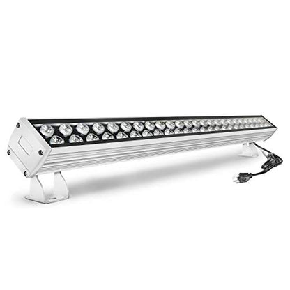 48W Wall Washer Light, 39.4in Wall Washer Linear Light 5000K Daylight White, Super Bright 4800lm Outdoor wall Washer led Light with US 3-Plug IP65 Waterproof Suitable for Garden, Bridge