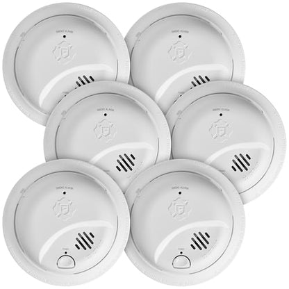 First Alert Hardwire Smoke Alarm - size: 6-Pack, style: Precision Detection