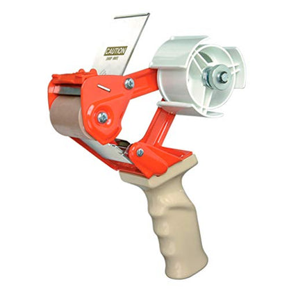 APQ Industrial Packing Tape Dispenser for 2" Tape. Side Loading Tape Gun. Heavy Duty Hand Tape Gun. Lightweight and Portable for Commercial Packaging, Shipping, Moving, Carton and Box Sealing. - size: 2"
