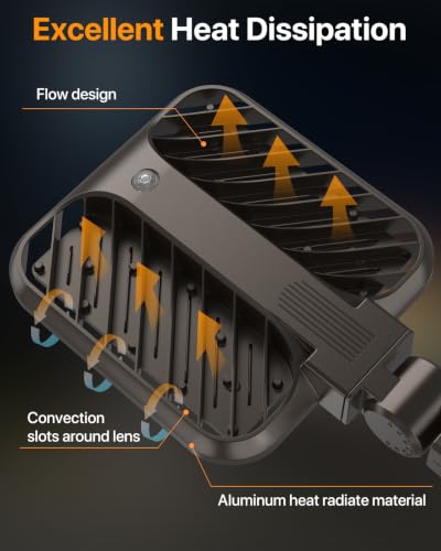 150W LED Parking Lot Light: 22500LM 5000K Slip Fitter Pole Mount - size: 150W