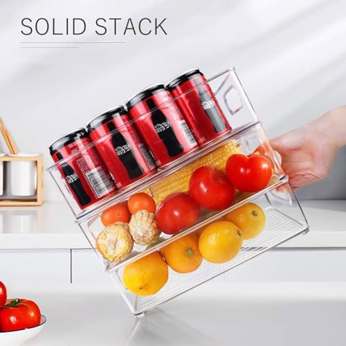 7 Pack Refrigerator Organizer Bins - size: 7 Pack