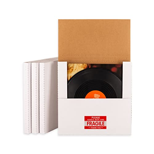 12" LP Album Mailers, 12.8x12.8x1 inch Vinyl Record Shipping Box - size: 20 Pack