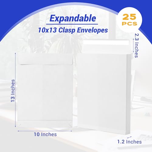 Goefun Manilla Envelopes 10x13, 180 GSM Heavyweight - color: White, size: 10x13