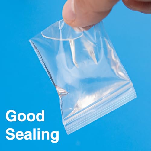 600Pcs 2" x 2" Plastic Zip Bags, Clear, 2 Mil Thick - size: 2x2 Inch (Pack of 600)