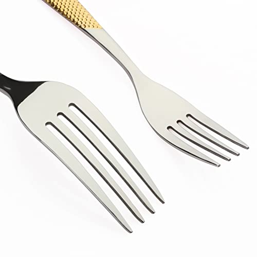 40-Piece Gold Silverware Set Stainless Steel Flatware Set Cutlery Set
