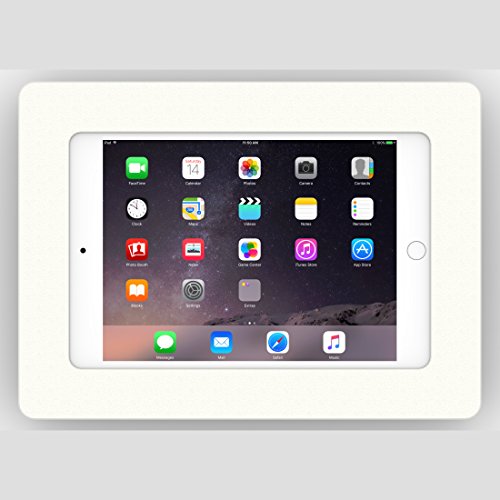 VidaMount White Enclosure and Fixed VESA Slim Wall Mount [Bundle] Compatible with iPad mini 1/2/3 - color: White, size: iPad Mini 1/2/3