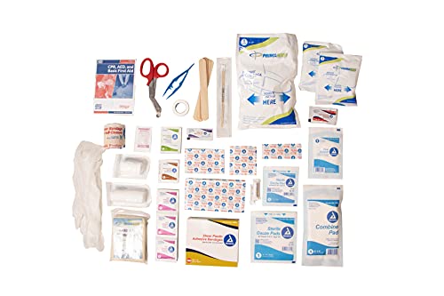 Primacare KC-50PP 50 Person Large Emergency Preparedness First Aid Kit for Home, School and Office, Wall Mounted - size: 50 Person Kit