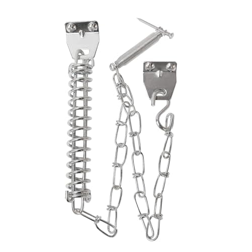 Prime-Line Storm Door Protector Chain & Spring, Aluminum (Single Pack) - color: Aluminum