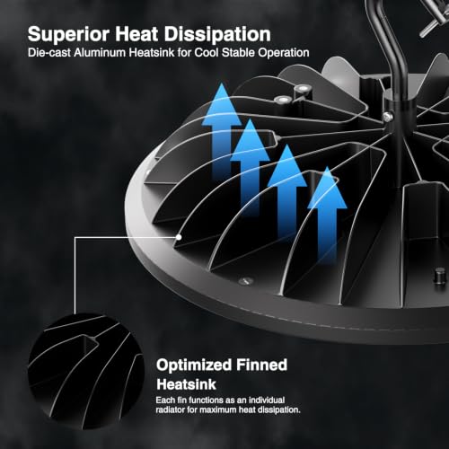 150W UFO LED High Bay Light 16500LM High Bay LED Shop Lights