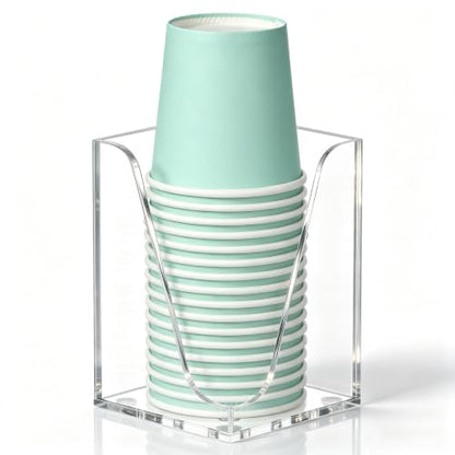 Cup Dispenser, Wall Mount Bathroom Cup Holder Fit 3oz Small Cups - color: Small