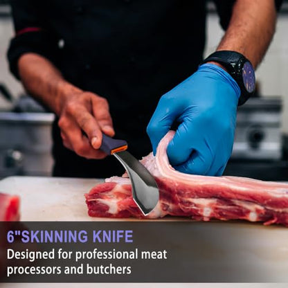 3 PCS Butcher Knife Set, Professional Meat Cutting Knives - style: 3PCS Knife Set