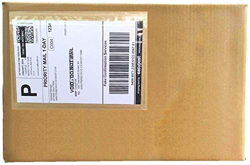 6" x 9" Clear Adhesive Top Loading Packing List Shipping Label Envelopes (500-Pack) - size: 500-Pack