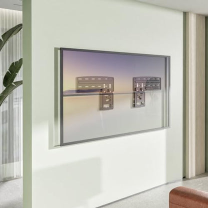 Ultra Slim TV Mount Slim Fit Wall Mount for 43 to 85 inch 2021 Samsung Neo QLED, Q SeriesTVs, Crystal UHD TVs, The Frame TV (excluding Q80A, AU7000), Hold up to 132 lbs, Max VESA 1200x800