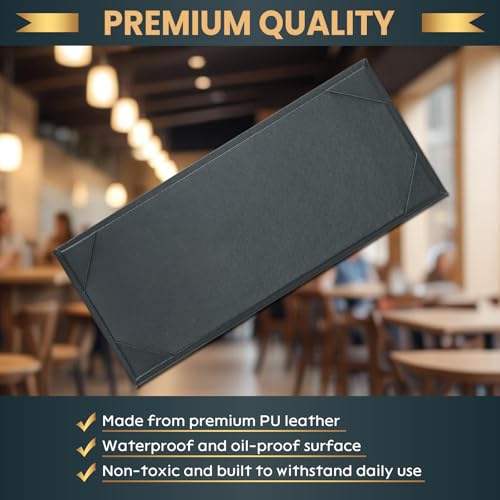 12 Pack 1 View Menu Holder Menu Covers 4.25" x 11" - size: 1 View