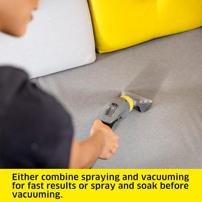 Kärcher Puzzi 10/1 Commercial Carpet Extractor 12.5 PSI - Spot Cleaner, Stain Remover, Area Rugs, Car and Auto Detailing, Carpet and Upholstery Cleaner - Onboard Accessory Storage - 4.9 Gallon - style: Puzzi 10 (Commercial)